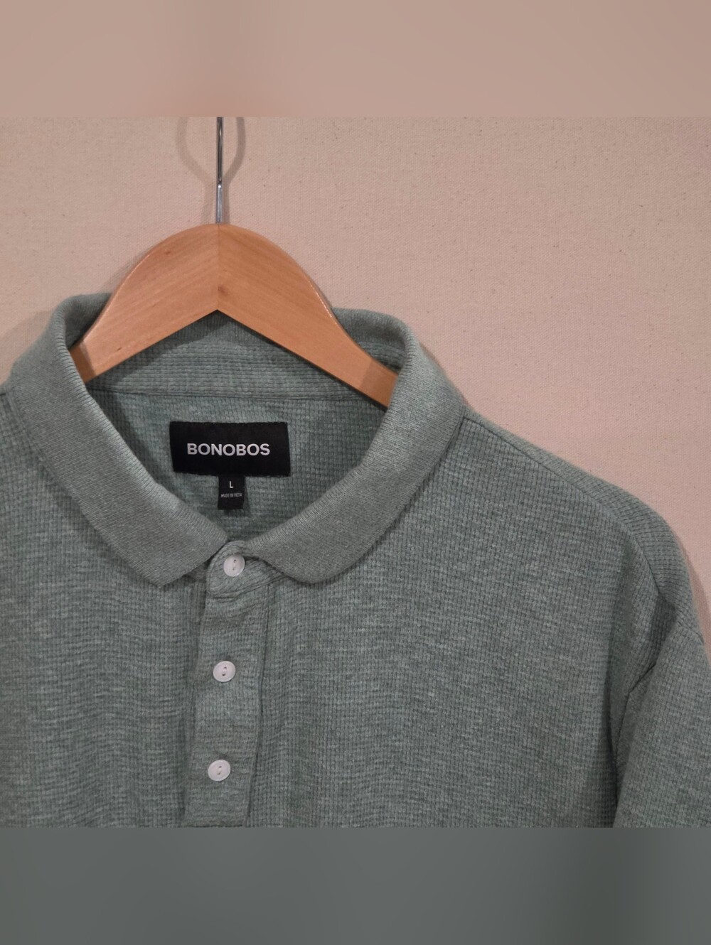 Bonobos Waffle Knit Polo XL